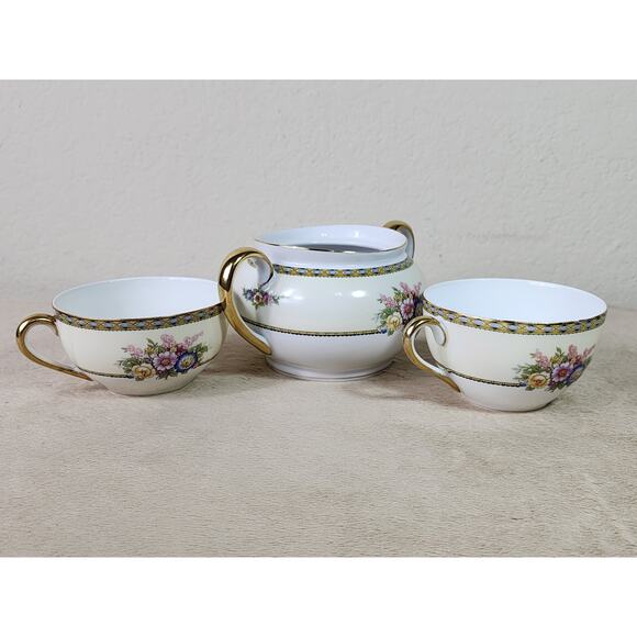 Noritake Juanita Tea Cup Sugar Bowl Porcelain Dinnerware Made Japan Vintage - Picture 9 of 14
